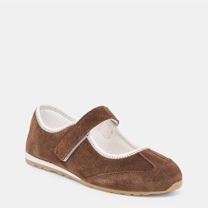Dolce Vita Brown Suede Mary-Jane Flats - Size 10 (NWOB)